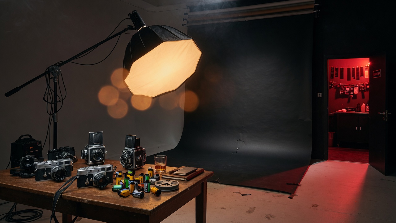 Svetel studio z velikim oknom